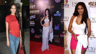 Actress Poonam Pandey Saree Trip Nude