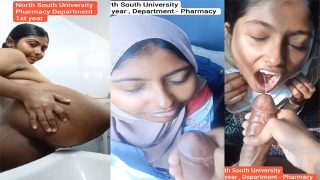 Bengali Girl In Hijab Taking Cum – Mouth And Face Showing Asshole Liked