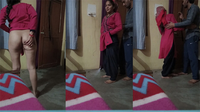 Cute Aunty Having Fun With Devar Secretly At Home Desi New Video