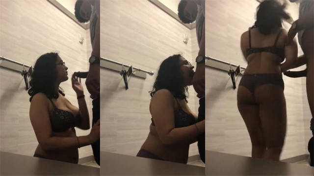 Nerdy Mallu Girl Giving Blowjob – Standing Fuck & Ass Riding Porn Video