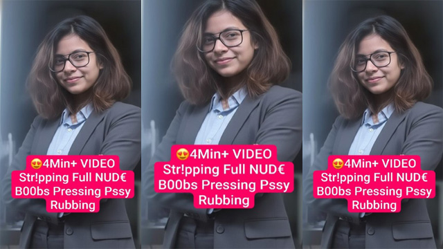 Viral Businesswoman Latest Teasing Stripping Full Nude
