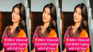 Cute Desi GF Viral Snapchat – Videocall Full Nude Fingering