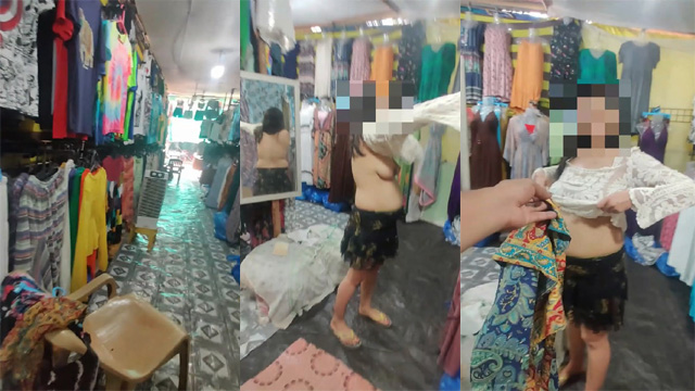 Indian Shop Stripping Fun kinky Daring Couple Outdoor Porn