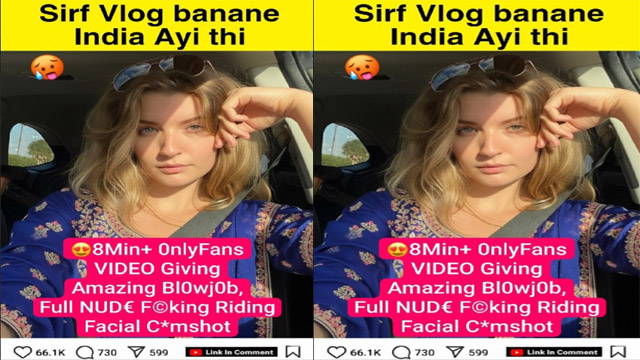 Famous Vlogger Latest Trending Sex Tape