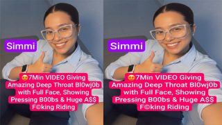 Simmi Beautiful Nri Giving Blowjob – Huge Ass Riding Fucking