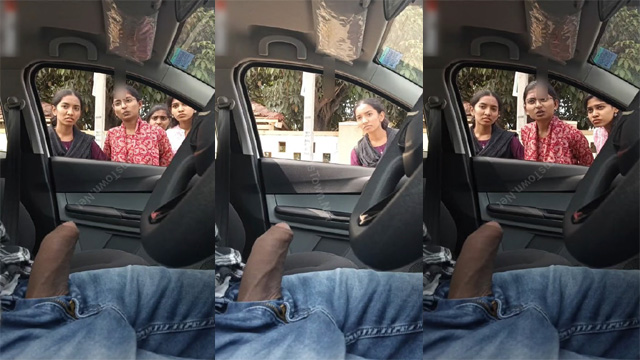 Daring Guy Flash Dick – Infront Of College Girls Inside Car Porn