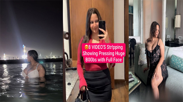 Famous Insta Model Viral Showing Pressing Huge Boobs