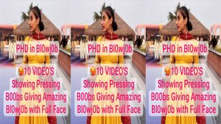 Desi GF PHD in Blowjob Boobs – Giving Amazing Watch