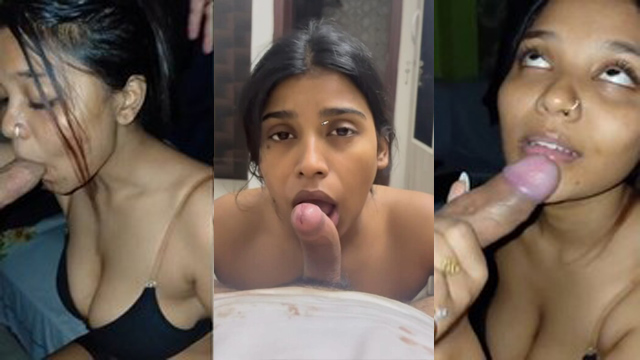 Desi Maal Cum Facial After Hard Blowjob MMS