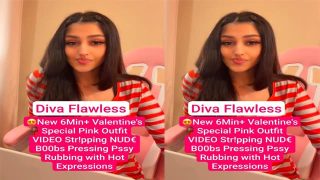 Diva Flawless Valentine’s Special New 6Min+ 0nlyFans Teasing Video HD