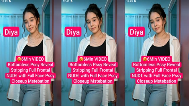 Diya Insta Model Frontal Nude Pssy Closeup Mstrbation Free Watch