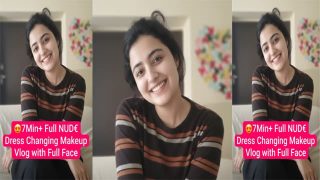 Desi GF Latest Viral Full Nude Dress Changing & Makeup Free Mms