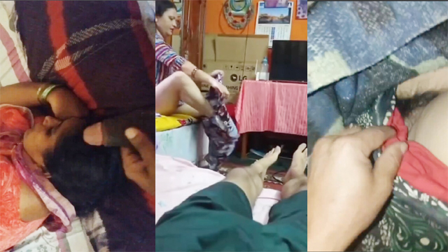 Mature Aunty Changing Front Of – Her Son Masturbating