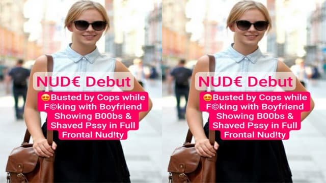 Suepr Debut gets Busted by Cops Fucking & Boyfriend Full Frontal Nud!ty
