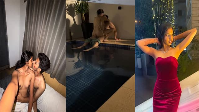 Desi Elite Couple – Pool Hard Fuck Leak
