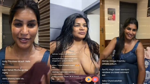 Mallu Reshma Rechu – Nip Slip Extended live Showing