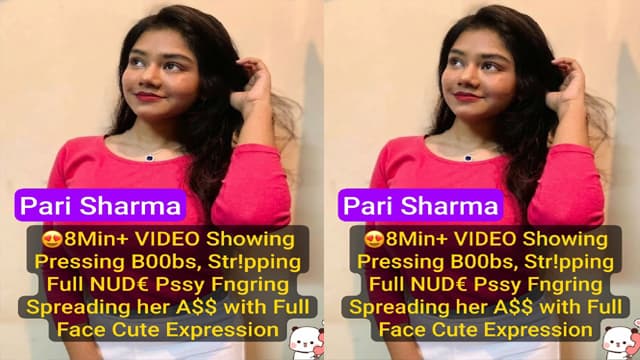 Pari Sharma Live Exclusive – 8Min Boobs Show MMS