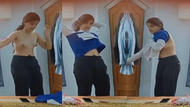 Cute Slim Sis Mom Captured Old+New Video