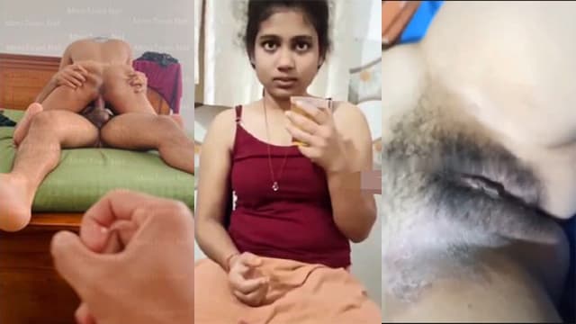 Indian GF Drinking pussy Fuck Threesome Two Friend