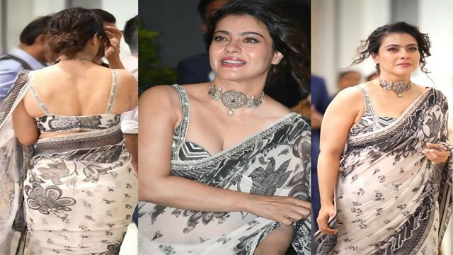 Bollywood Kajol Boob Press Video Viral