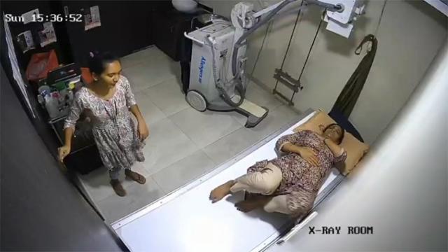 Clinic Nurse On Her Sexy Ass Leaked CCTV Cam