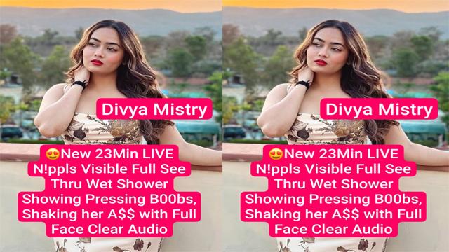 Divya Mistry New Wet Shower Video First Time