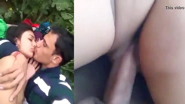 Outdoor Jungle Affair Couple Sex mms Leak