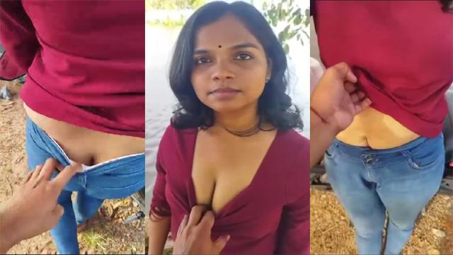 Tamil Girlfriend Outdoor Fun With boyfriend Mamakutty