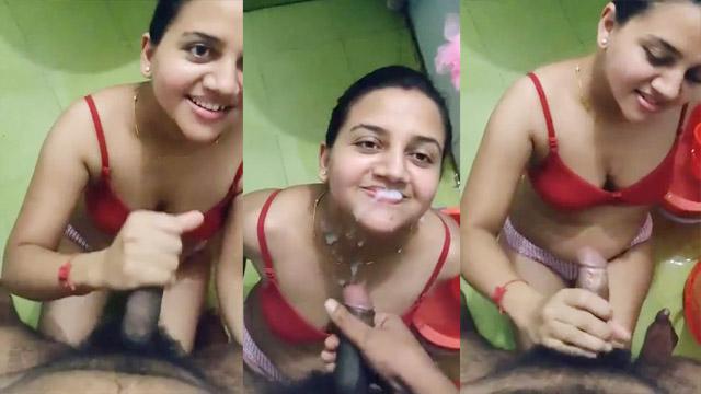 Sexy Cousin Desi Dick Blowing & Cumshot On Mouth