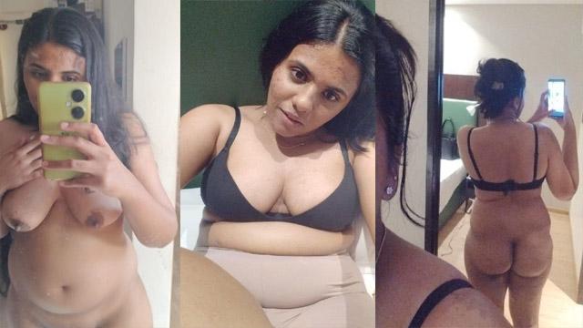 Dusky Babe Full Nude braless Boobs And Pussy Show