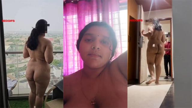 Horny Bhabi Doing Naked Dare With Delivery Guy Cock