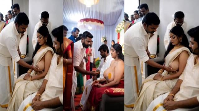 Malayalam Woman Performing A Ritual Involving Breast Fondling – Sex Video