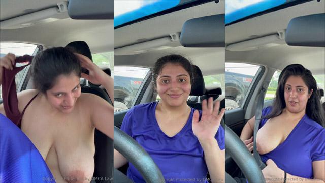 NRI Model Rashmii x Car Naked All Video merged Viral