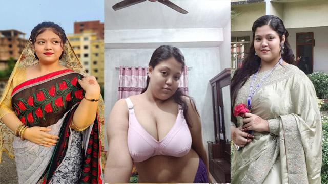 Milf Busty GF Saree Teasing Showing Pressing Boobs Leak