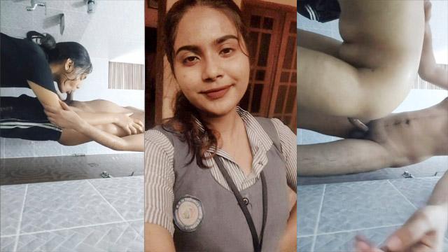 Tamil School Girl Bathroom Fucking Doggy Viral With BF