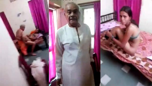 Old Indian Pundit Fucking Teen Girl Viral Video